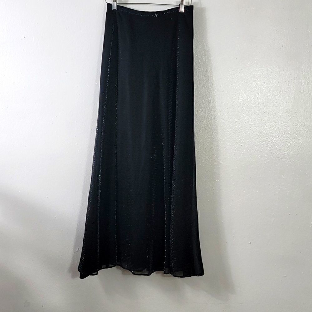 Betsy & Adam by Jaslene Long Shimmer Skirt